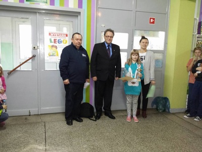 Na zdjecieu Wiesław Miś, Czesław Adamczyk, Magdalena Deja i Teresa Glensk