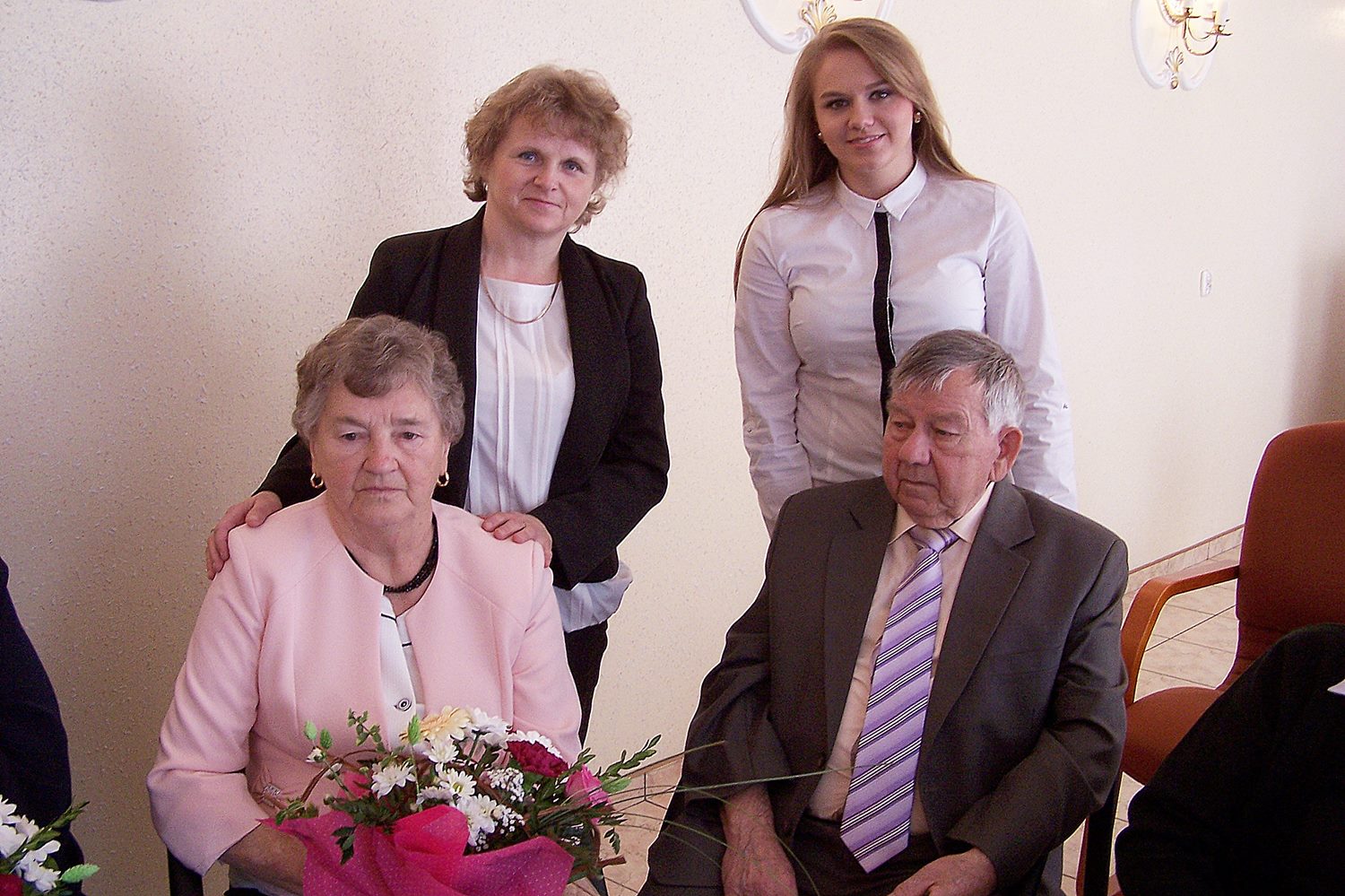 Sikora Emil i Stefania z synow%C4%85 Sylwi%C4%85 i wnuczk%C4%85 Mirel%C4%85