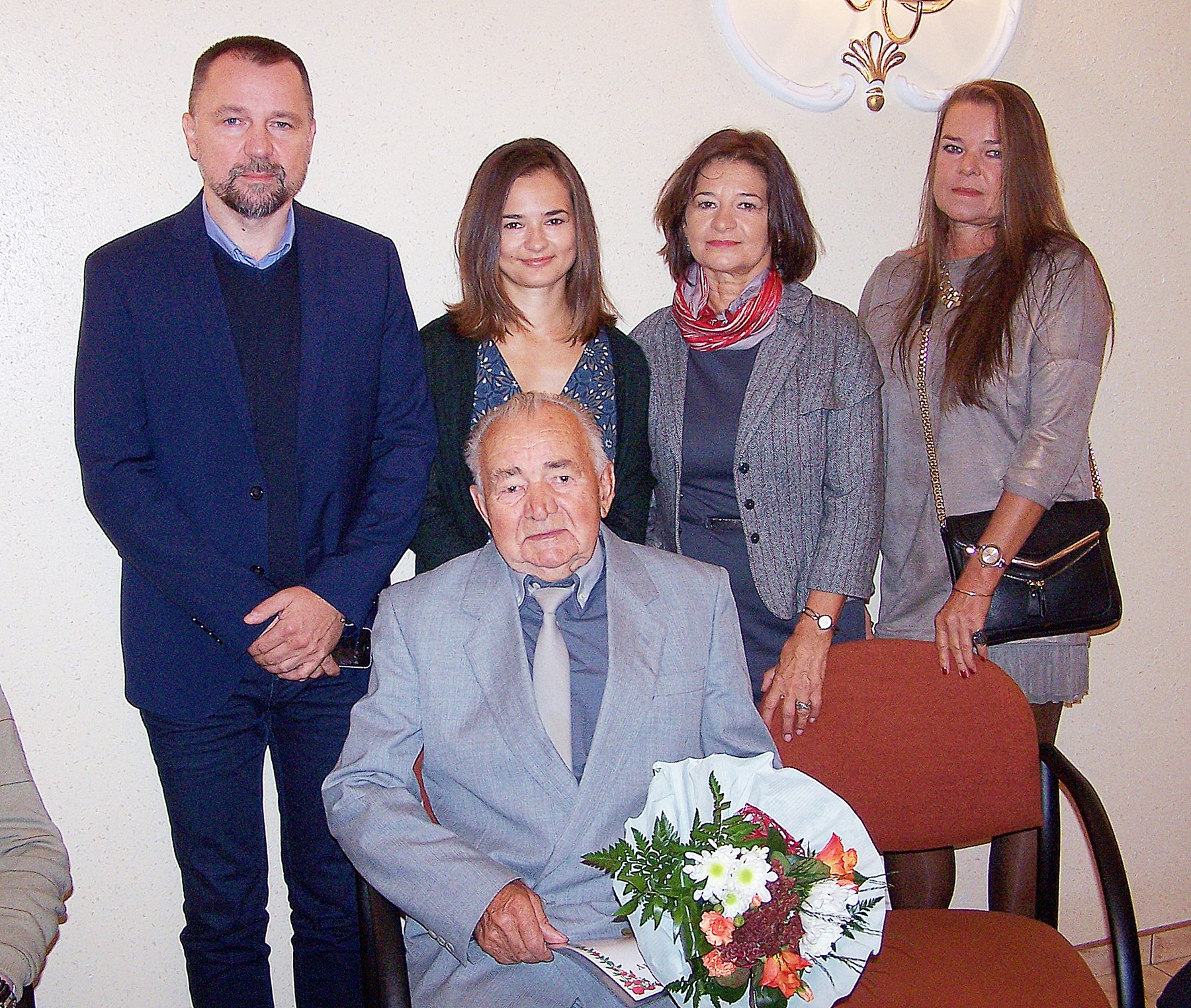 Stanisław Wiciak (przybył z synem Mirosławem, córkami Marylą, Danką oraz wnuczką Aleksandrą)