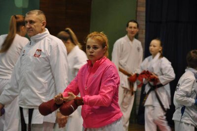 Natalia na treningu