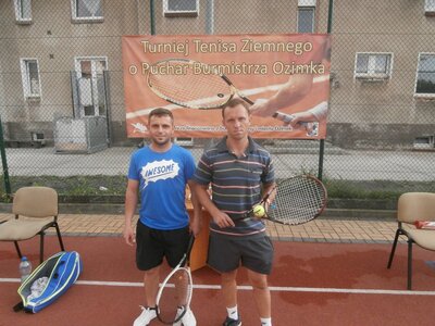 Gra pojedyncza kategoria OPEN pierwsze i drugie miejsce