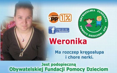 Plakat informacyjny - Na pomoc Weronice